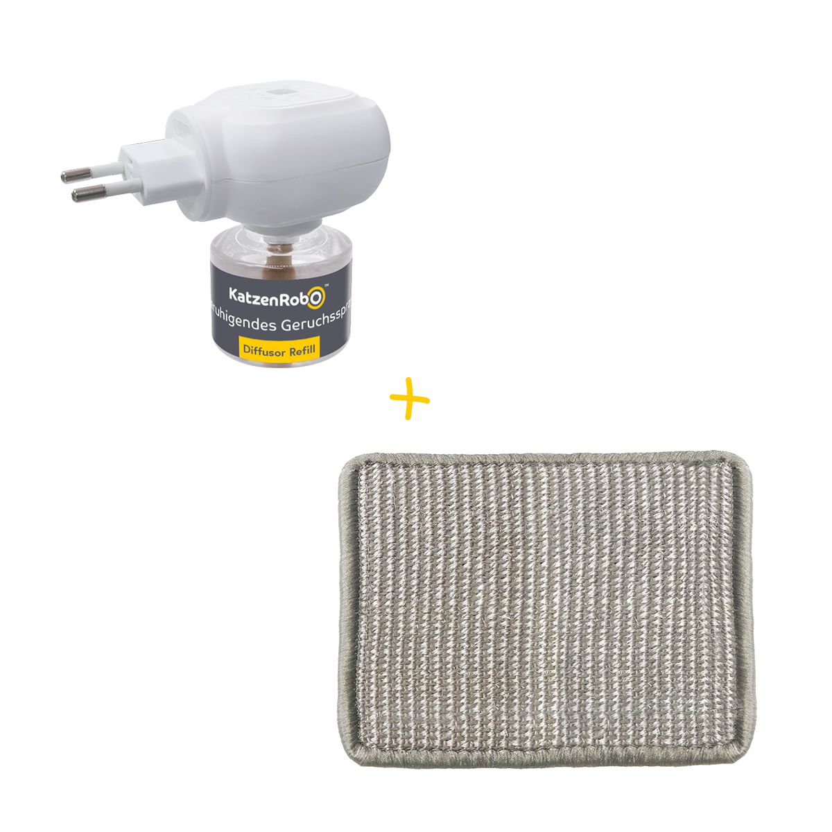 KatzenRobo® Beruhigendes Geruchsspray + Selbstklebende Katzenmatte
