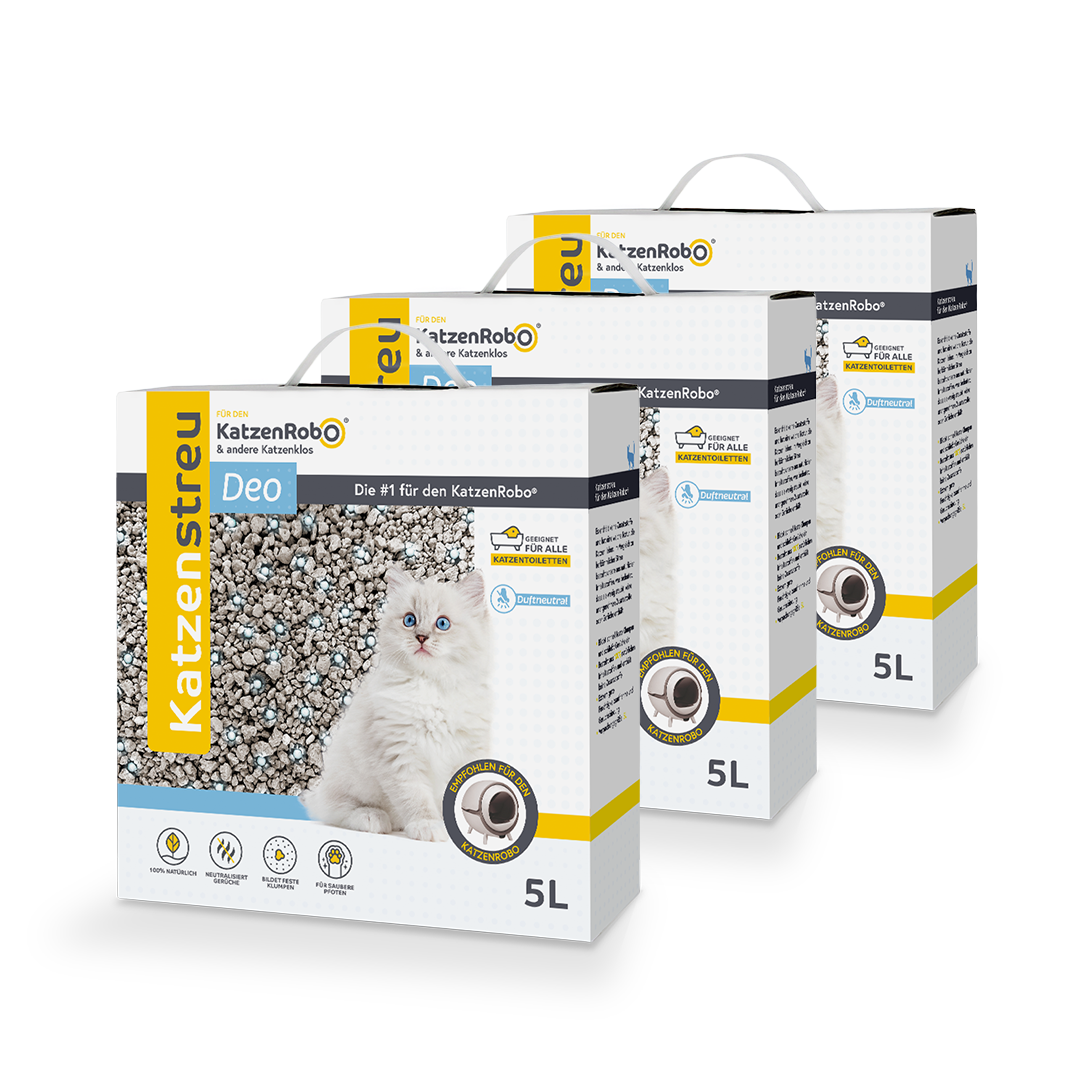 3 x Katzenstreu für den KatzenRobo®